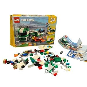 Lego Creator 3 in 1 Race Car Transporter 31113 Building Fun Play Kids Cars